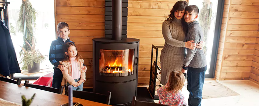 Morso Cast Iron Fireplace Insert Installation in Bellaire, Texas