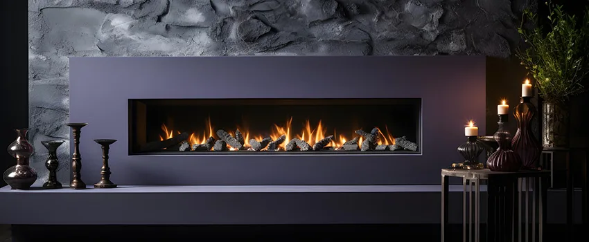 Ember Bed for Ventless Gas Fireplace in Bellaire, TX