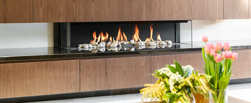Double-height Fireplace Design Refurbishment in Bellaire, Texas